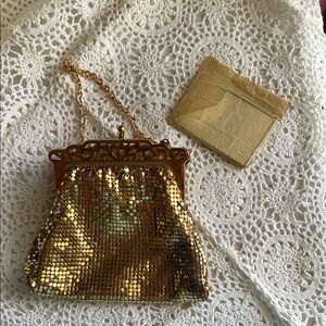 Gold Sequin Evening Bag